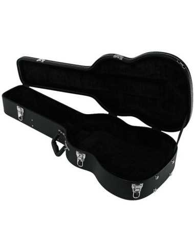 RockCase Standard Line Mini Acoustic Guitar Hardshell Case Curved Black