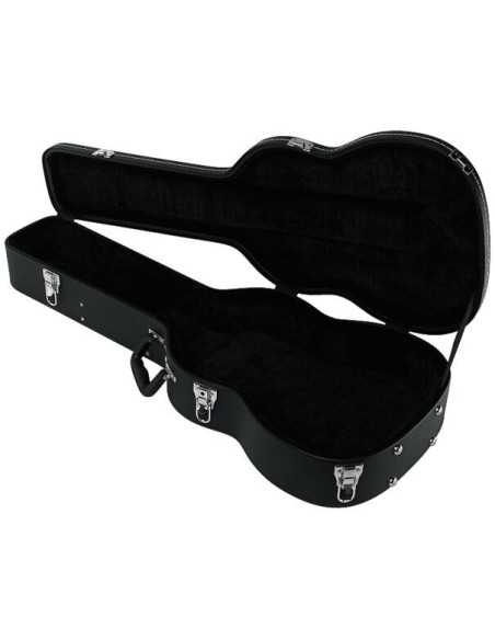 RockCase Standard Line Mini Acoustic Guitar Hardshell Case Curved Black