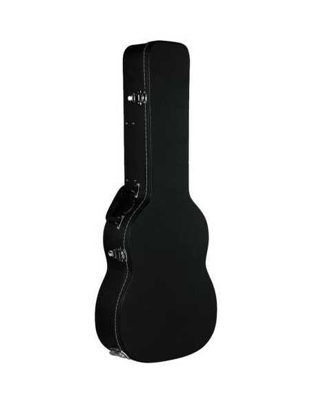 RockCase Standard Line Mini Acoustic Guitar Hardshell Case Curved Black