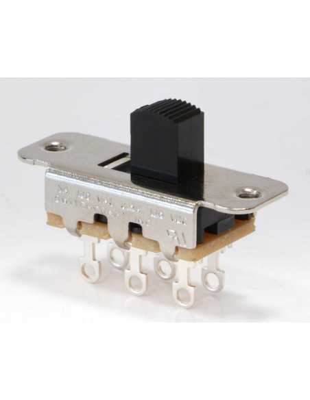 Allparts Switchcraft On-Off-On White Switch for Mustang