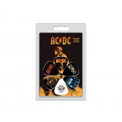6 Pack AC/DC Official Celluloid Guitar Picks