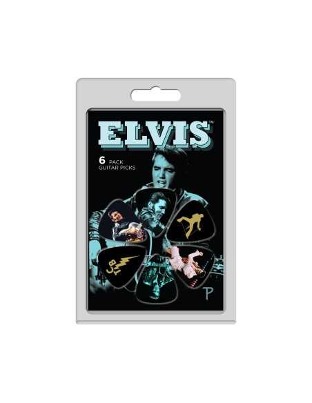 6 Pack Elvis Presley Official Celluloid Guitar Picks