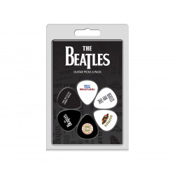 6 Pack The Beatles Official Celluloid Guitar Picks
