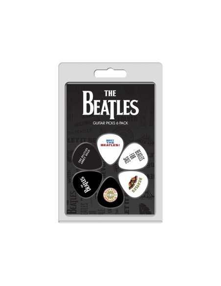 6 Pack The Beatles Official Celluloid Guitar Picks