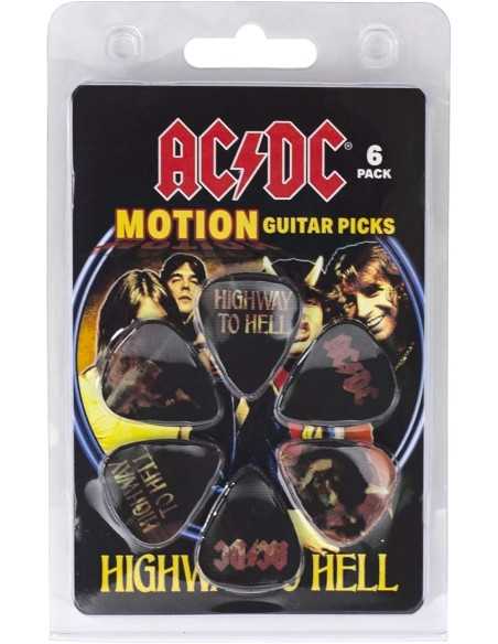 6 Pack ACDC Official Motion Guitar Picks