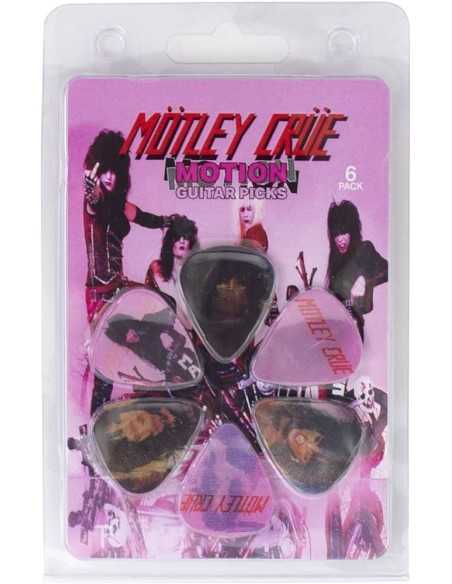 6 Pack Mötley Crüe Official Motion Guitar Picks