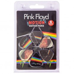 6 Pack Pink Floyd Official Motion Guitar Picks