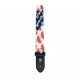 Perri's Leathers USA Waving Flag Polyester Guitar Strap