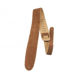 Perri's Leathers Natural Soft Suede Guitar Strap