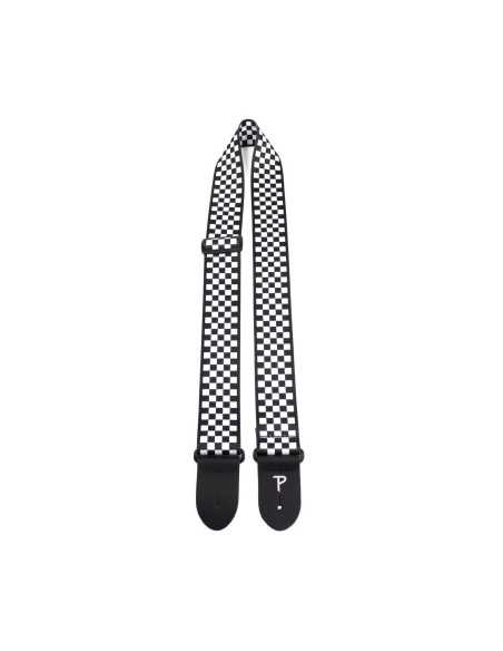 Perri's Leathers Checker Polyester Guitar Strap
