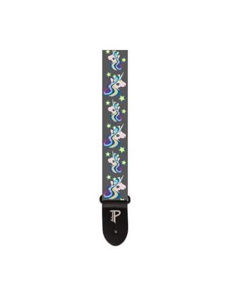 Perri's Leathers 2” Cute Unicorns Polyester Guitar Strap