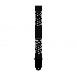 Perri's Leathers Official Licensing Kiss Logo Polyester Guitar Strap