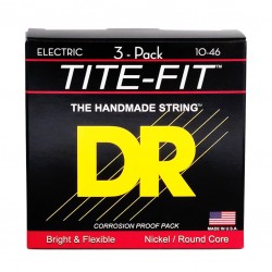 DR Strings TiteFit MT10 Medium - Tite 3-Pack
