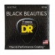 DR Strings Black Beauties BKE7-10 7 String Medium