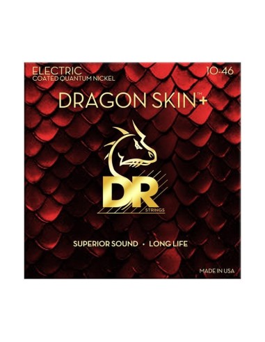 DR Dragon Skin+ Electric Guitar String 10-46