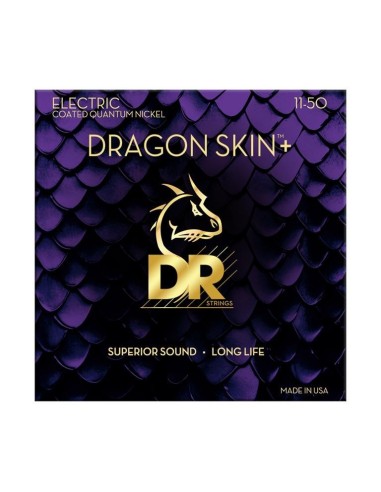 DR Dragon Skin+ Electric Guitar String 11-50