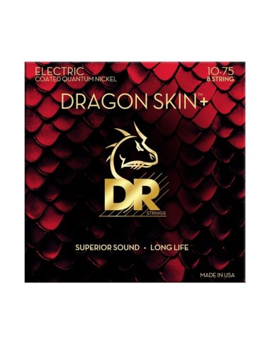 DR Dragon Skin+ Electric Guitar 8 String 10-75