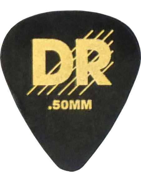 DR Black Delrin Pick Thin