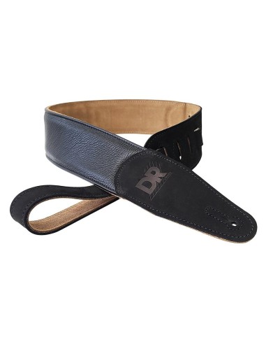 DR Strings Buttersoft Leather Strap Black