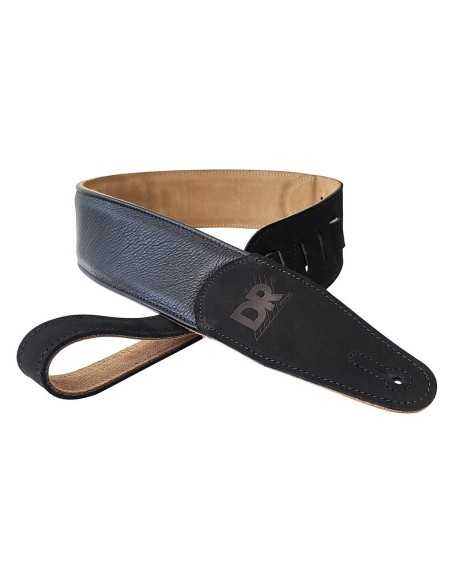 DR Strings Buttersoft Leather Strap Black