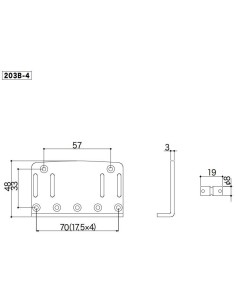 Gotoh 203B-4 Black Bass bridge 2