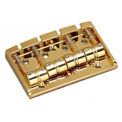 Gotoh 404SJ-4 Gold Bass bridge