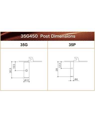Gotoh 35G450 Flash Gold Classic machine heads