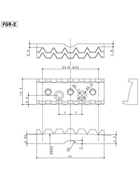 Gotoh FGR-2 Chrome Locking nut