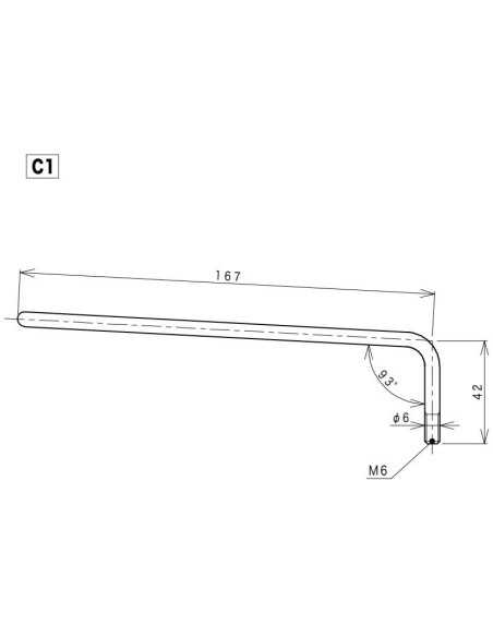 Gotoh C-1 Black Tremolo arm