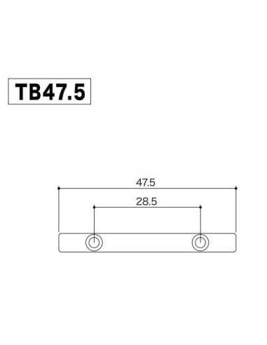 Gotoh TB-47.5 Black Tension bar