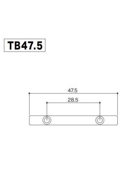 Gotoh TB-47.5 Black Tension bar