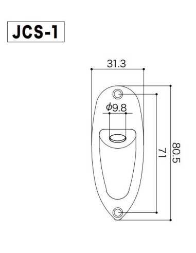 Gotoh JCS-1-RLC Aged Chrome Jack cover