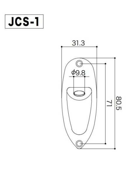 Gotoh JCS-1-RLC Aged Chrome Jack cover