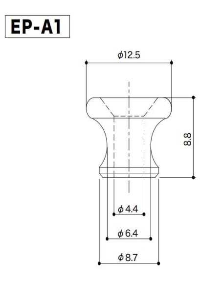 Gotoh EP-A1 Aluminium Strap pin set