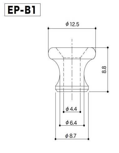 Gotoh EP-B1 Gold Strap pin set