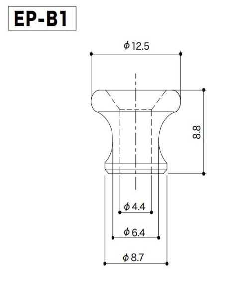 Gotoh EP-B1 Gold Strap pin set