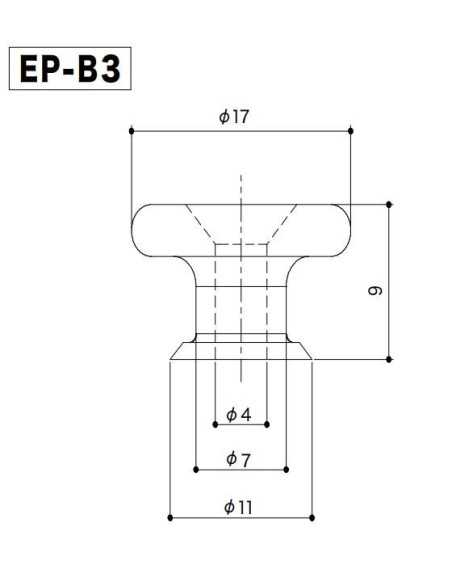 Gotoh EP-B3 Chrome Strap pin set