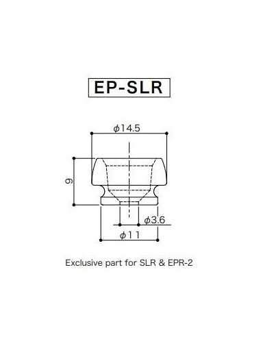 Gotoh EP-SLR Cosmo Black Strap pin