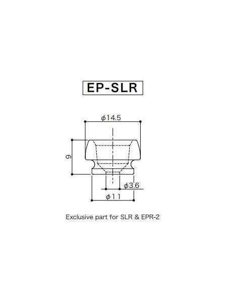 Gotoh EP-SLR Cosmo Black Strap pin