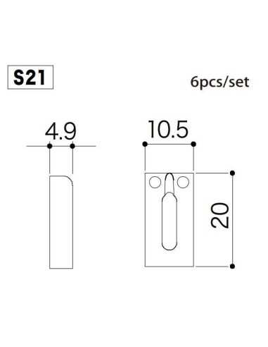 Gotoh S21 Chrome Saddle set