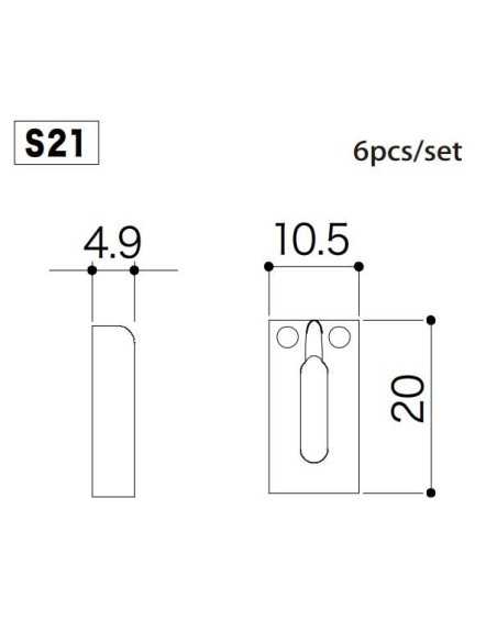 Gotoh S21 Chrome Saddle set