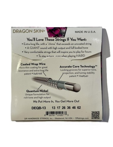 DR Dragon Skin+ Electric Baritone 13-62
