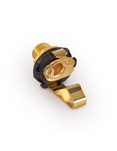 MEC Open 6.3 mm / MEC 1/4 Mono Standard Plug Jack Gold