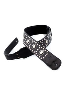 RightOn! Straps Legend Thunderstruck Black Guitar Strap