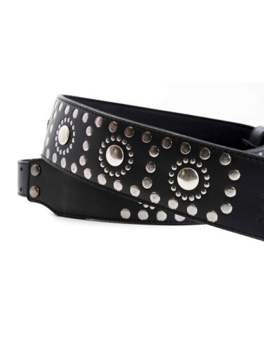 RightOn! Straps Legend Thunderstruck Black Guitar Strap