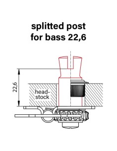 Schaller Bass Tuners BM MusicMan Style 3Right+1Left Chrome 2