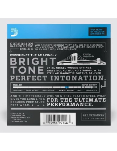 Daddario EXL 156 Bass VI Strings
