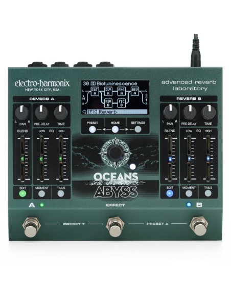 Electro-Harmonix Oceans Abyss Advanced Reverb Laboratory