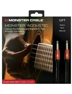 Monster Prolink Acoustic 3.6M Straight Plugs