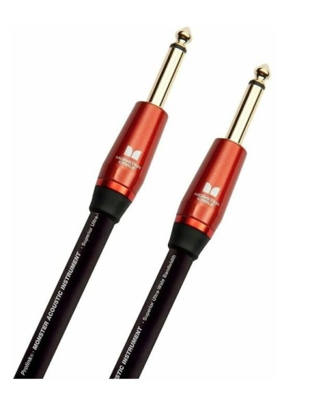 Monster Prolink Acoustic 6.4M Straight Plugs